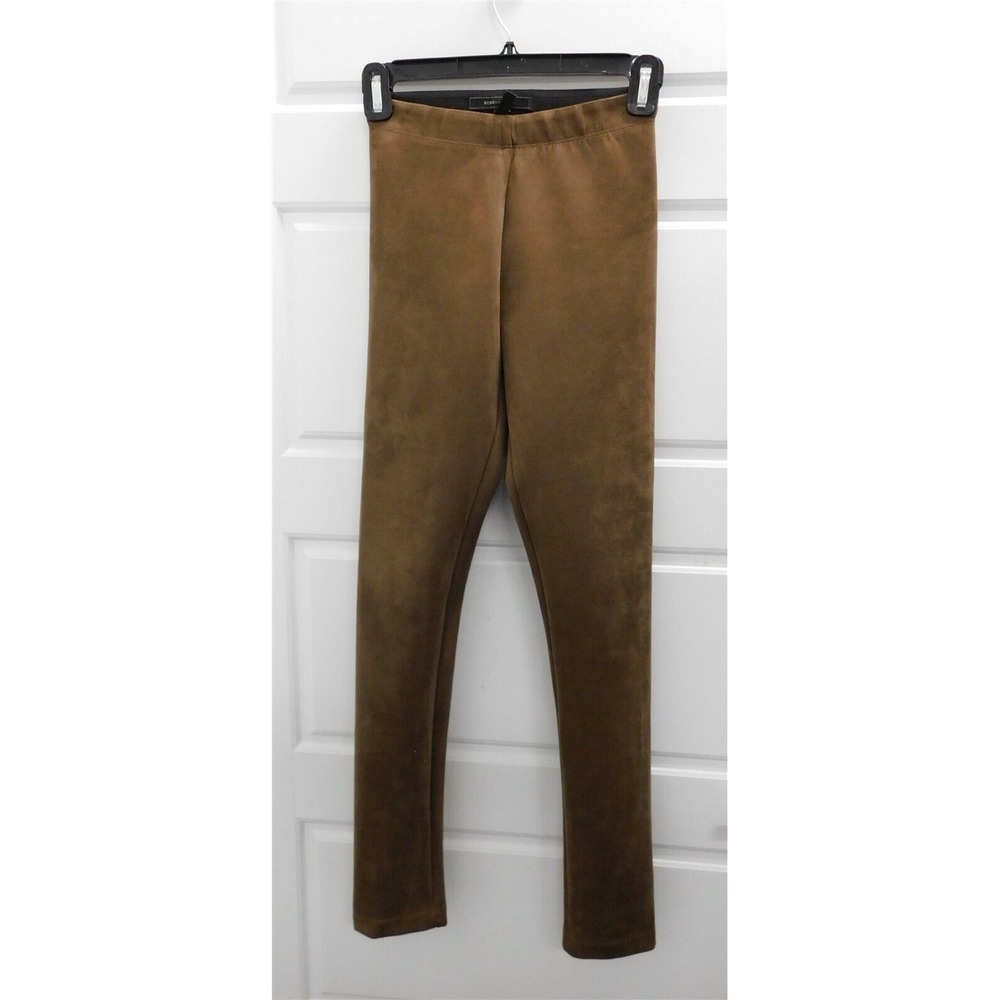 BCBG‎ MaxAzaria Mason Brown Faux Suede Legging XXS